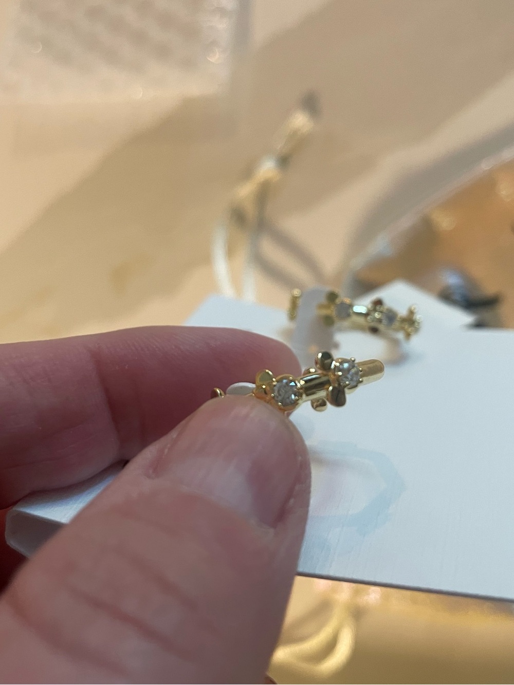 Kendra Scott Gold Hoop Earrings Disney - Picture 2 of 3